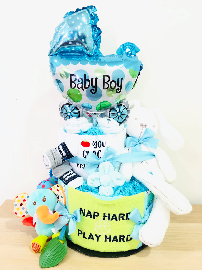 Set B Baby Boy Diaper Cake (West Malaysia Delivery Only)
