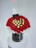 Ferrero & Red Roses Box (Negeri Sembilan Delivery only)