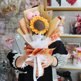 Bella Sunflower Crochet Bouquet (Klang Valley Delivery Only)