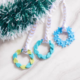 Christmas 2023 : Mini Wreath Handmade Polymer Clay Ornaments | (Nationwide Delivery)