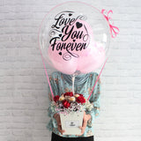 Ares Flower Box with Balloon (Klang Valley Delivery Only)