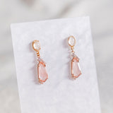 Sparkle Pink Twinkling Winky Handmade Gold Earrings  (Limited Edition) | (Nationwide Delivery) - Christmas 2024