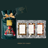 Christmas and New Year 2022 : Christmas Small Emerald Green Gift Bag And Gift Wrap | (West Malaysia Delivery Only)