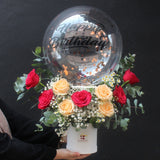 Kirana Balloon Flower Box (Klang Valley Delivery Only)