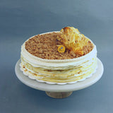 Summer Pineapple Mille Crepe Cake 9" (Klang Valley Delivery)