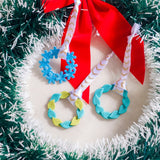 Christmas 2023 : Mini Wreath Handmade Polymer Clay Ornaments | (Nationwide Delivery)