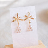 Fireworks Twinkling Winky Handmade Gold Earrings (Limited Edition) | (Nationwide Delivery)