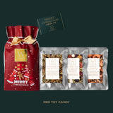 Christmas and New Year 2022 : Christmas Small Emerald Green Gift Bag And Gift Wrap | (West Malaysia Delivery Only)