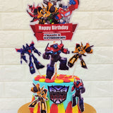 Vehicles Robot Action Films Character Cake