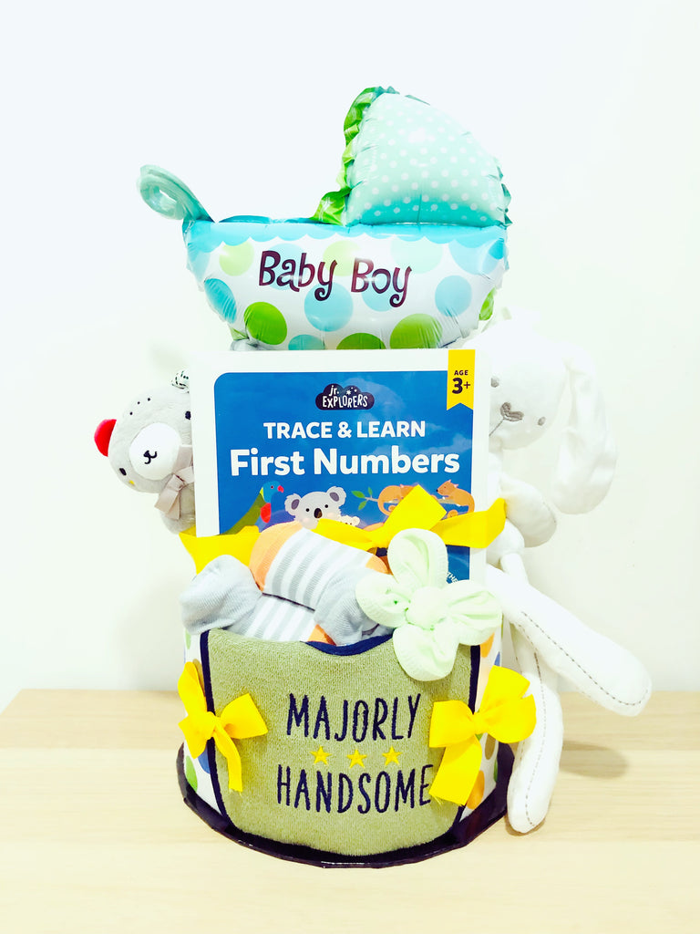 Set C Baby Boy Diaper Cake (West Malaysia Delivery Only)