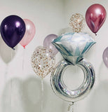 Giant Wedding Ring Balloon Bouquet