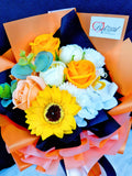 Orange Mix Soap Rose Bouquet (Klang Valley Delivery)