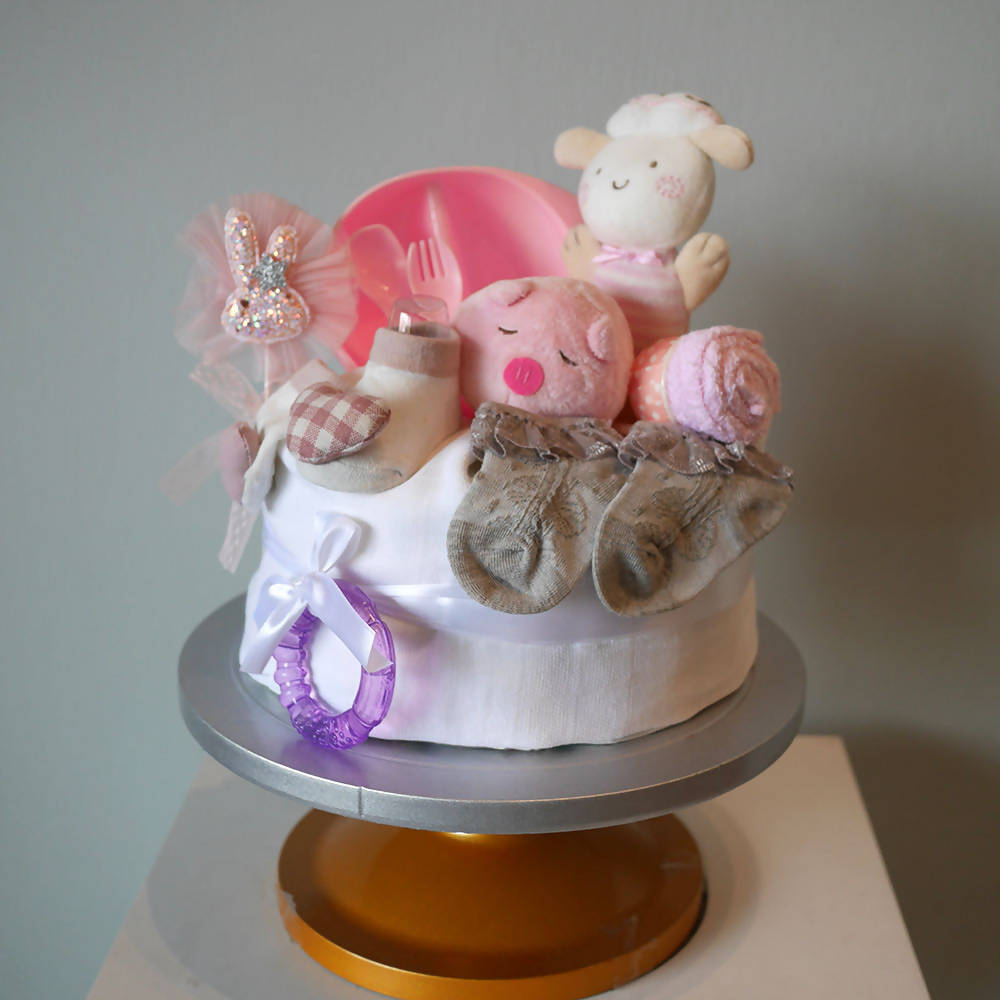 Welcome World Nappy Cake (Penang Delivery Only)