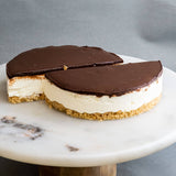 Chocolate Ganache Cheesecake 6 + Balloon + Flower (Klang Valley Delivery Only)