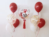 24” Customized Bubble Balloon Duo Bunch Package