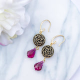 Glamour Ruby Rose Earring