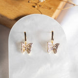 Enchanted Gold Butterfly Handmade Earring (Nationwide Delivery)