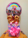 Birthday Girl Chocolate Box with Number Balloons