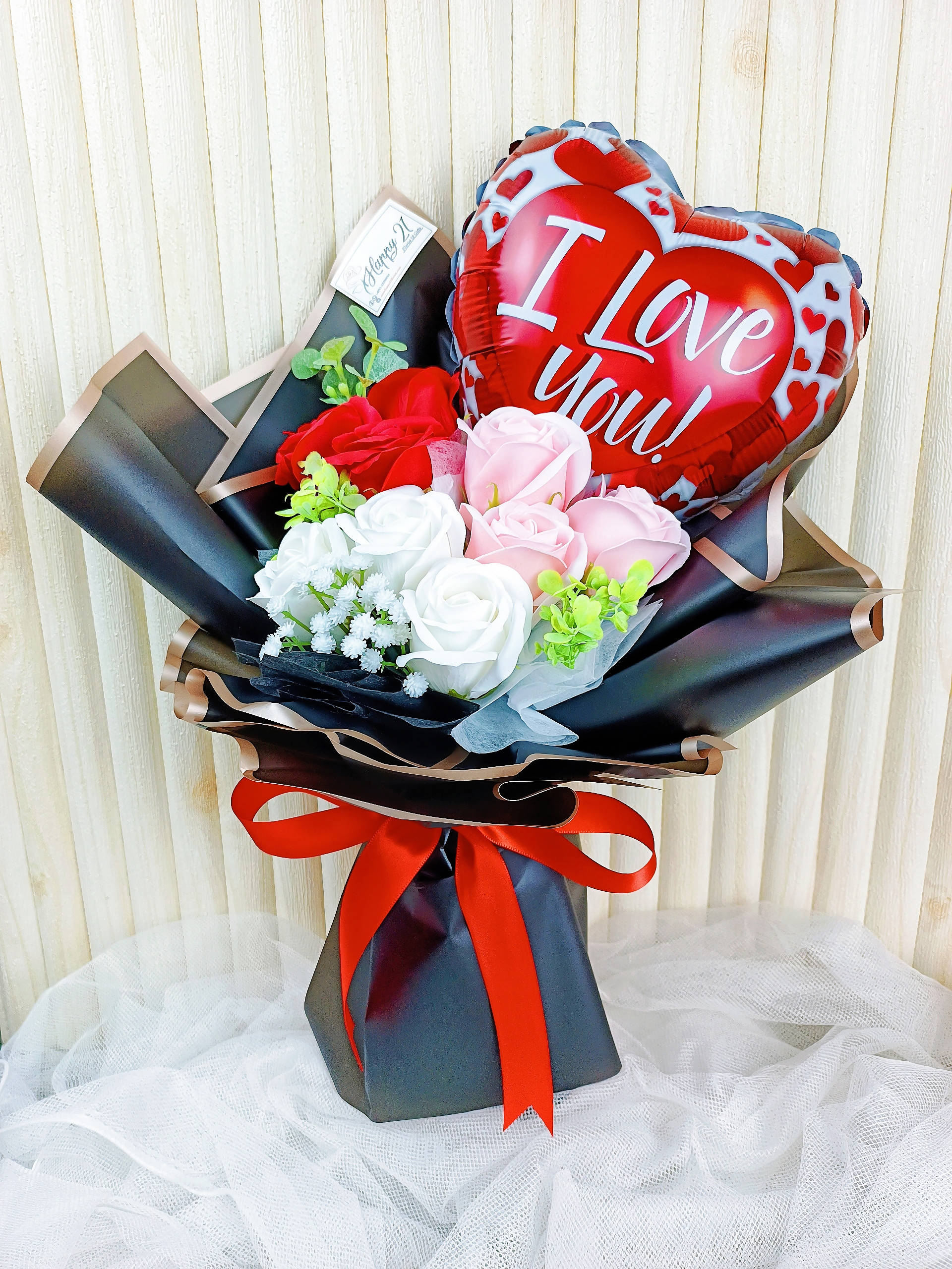 Mix Chocolate With Balloon Bouquet - Happy21 Online Florist's Flower on