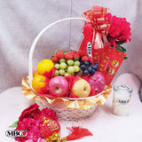 CNY Fortune Basket Fruit Basket (9 Types of Fruits)