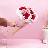 Jovianna Cone Bouquet (Fresh Flower) (Klang Valley Delivery)