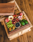 Fruit & Bark (Style B) - Signature Wooden Fruit Gift Box (Klang Valley Delivery)
