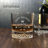 Personalized Birthday Crystal Rock Glass (6-8 working days)