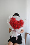 Heartbeat - Red Flower Bouquet (Fresh Flower) (Klang Valley Delivery Only)