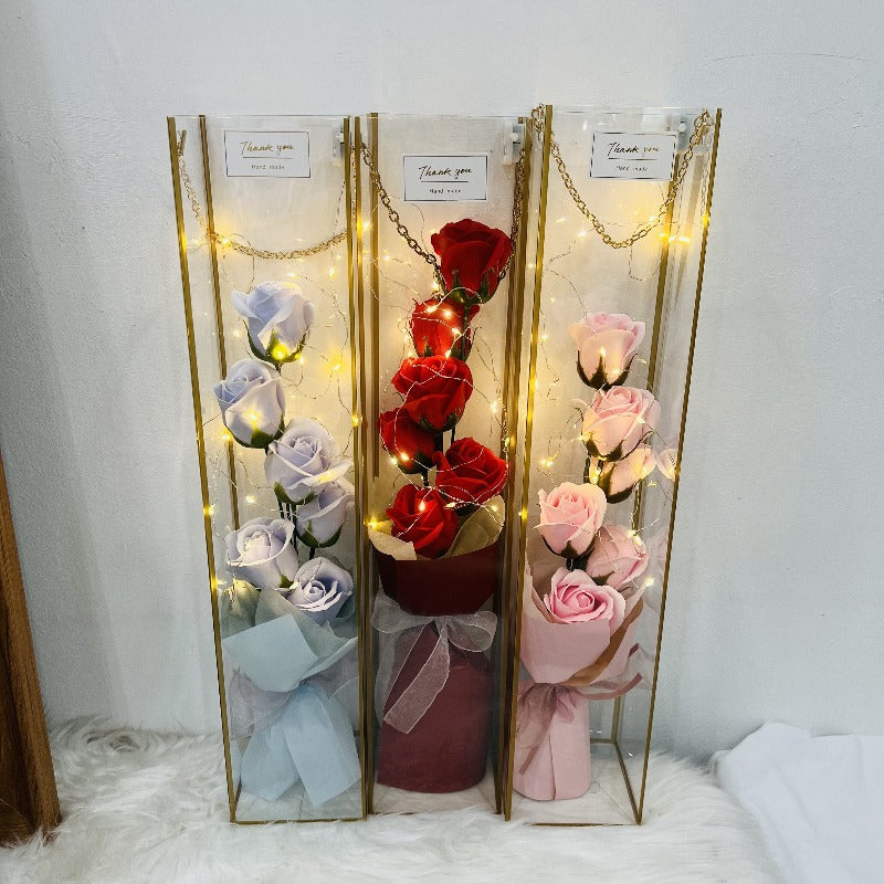 Fragrance Flower Rose Box (Soap Flower) (Klang Valley Delivery) Giftr