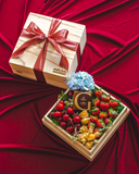 Indulgence - Wooden Fruit Box with Godiva Chocolate (Klang Valley Delivery)