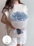 Scentales Baby's Breath Flower Bouquet with Vase - (Klang Valley Delivery)