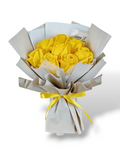 Yellow Soap Roses Bouquet Artificial Flower (Klang Valley Delivery)