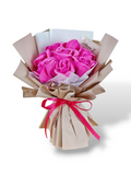 Cherry Pink Soap Roses Bouquet Artificial Flower (Klang Valley Delivery)