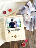 Our Melody, Our Memory | Personalized Glass Cup with Wine And Spotify Photo Frame (Klang Valley Delivery)