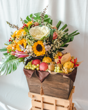 Regalia - Luxury Fruit Basket with Godiva Chocolate (XXL Size) (Klang Valley Delivery)