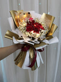 Valentine's Day 2023 Love Bear (Fresh Flower) (Klang Valley Delivery Only)