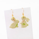 Spring Bunny #2 Handmade Polymer Clay Earring | (Nationwide Delivery)