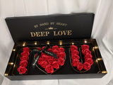 Valentine's Day 2023 Deep Love Red Soap Roses (Soap Flower) (Klang Valley Delivery Only)