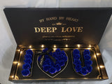 Valentine's Day 2023 Deep Love Dark Blue Soap Roses (Soap Flower) (Klang Valley Delivery Only)
