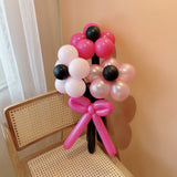 3 Stalk Mini Flower Balloon Bouquet (Kuantan Delivery Only)