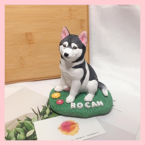 Husky Personalised Aroma Stone - Table Top (Nationwide Delivery)
