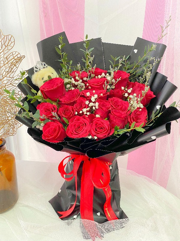 Fairy Red Roses (Fresh Flower) (Penang Delivery Only) | Giftr ...