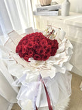 V11 - 50 Red Roses - Fresh Flower Bouquet
