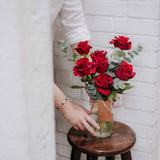 Red Roses in Jar (Klang Valley Delivery only)