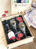 Our Melody, Our Memory | Personalized Glass Cup with Wine And Spotify Photo Frame (Klang Valley Delivery)