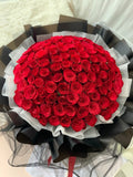 99 Rose Bouquet Flower Bouquet (Fresh Flower) (Klang Valley Delivery Only)