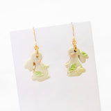 Spring Little Bunny #2 Handmade Polymer Clay Earring | (Nationwide Delivery)