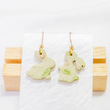 Spring Bunny #4 Handmade Polymer Clay Earring | (Nationwide Delivery)