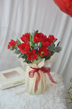 Valentine's Day 2023 | Tulip In Vase (Fresh Flower) (Klang Valley Delivery Only)