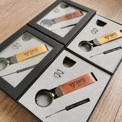 Personalised Leather Keychain | Nationwide Delivery